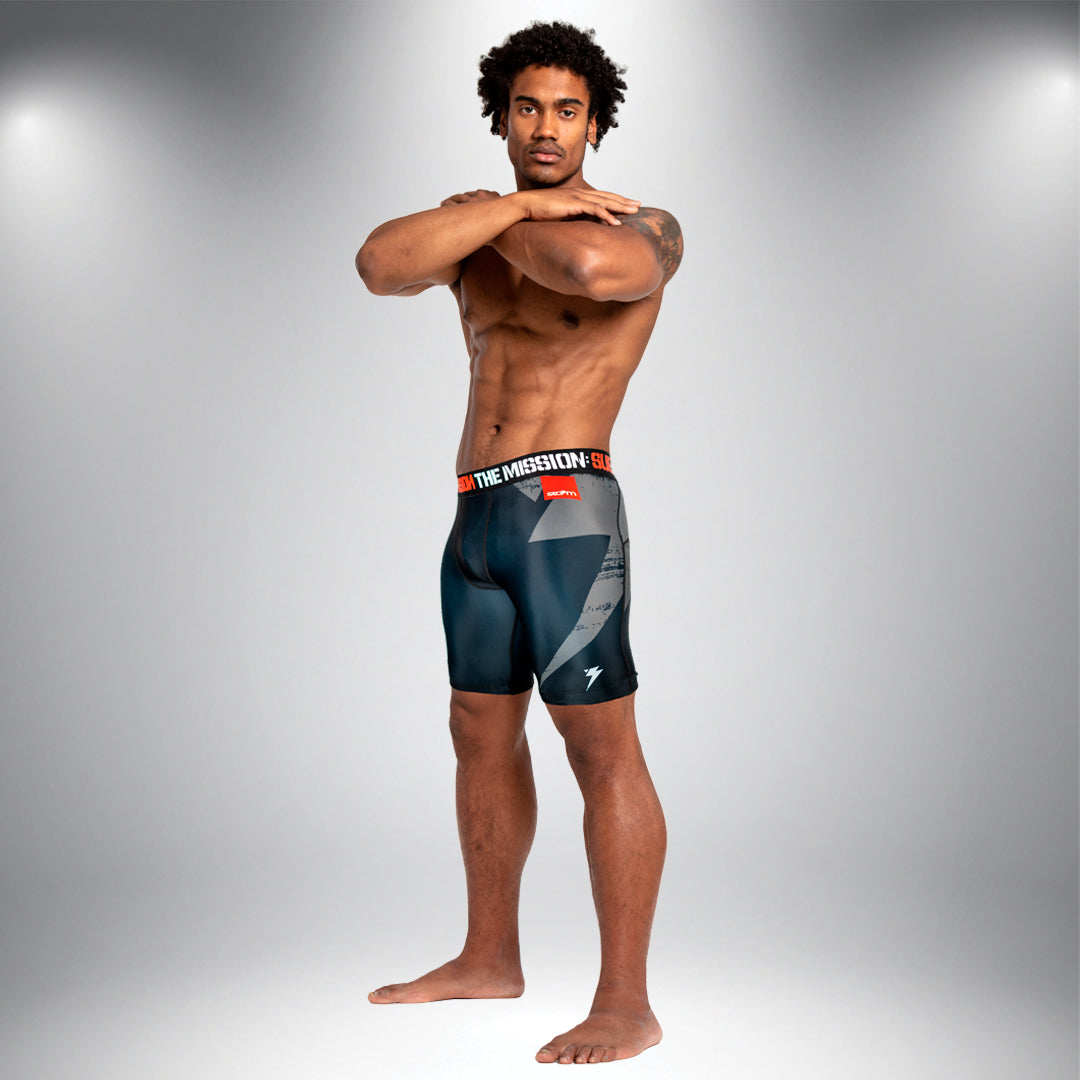 STORM DELTA COMPRESSION SHORTS - Black/Black