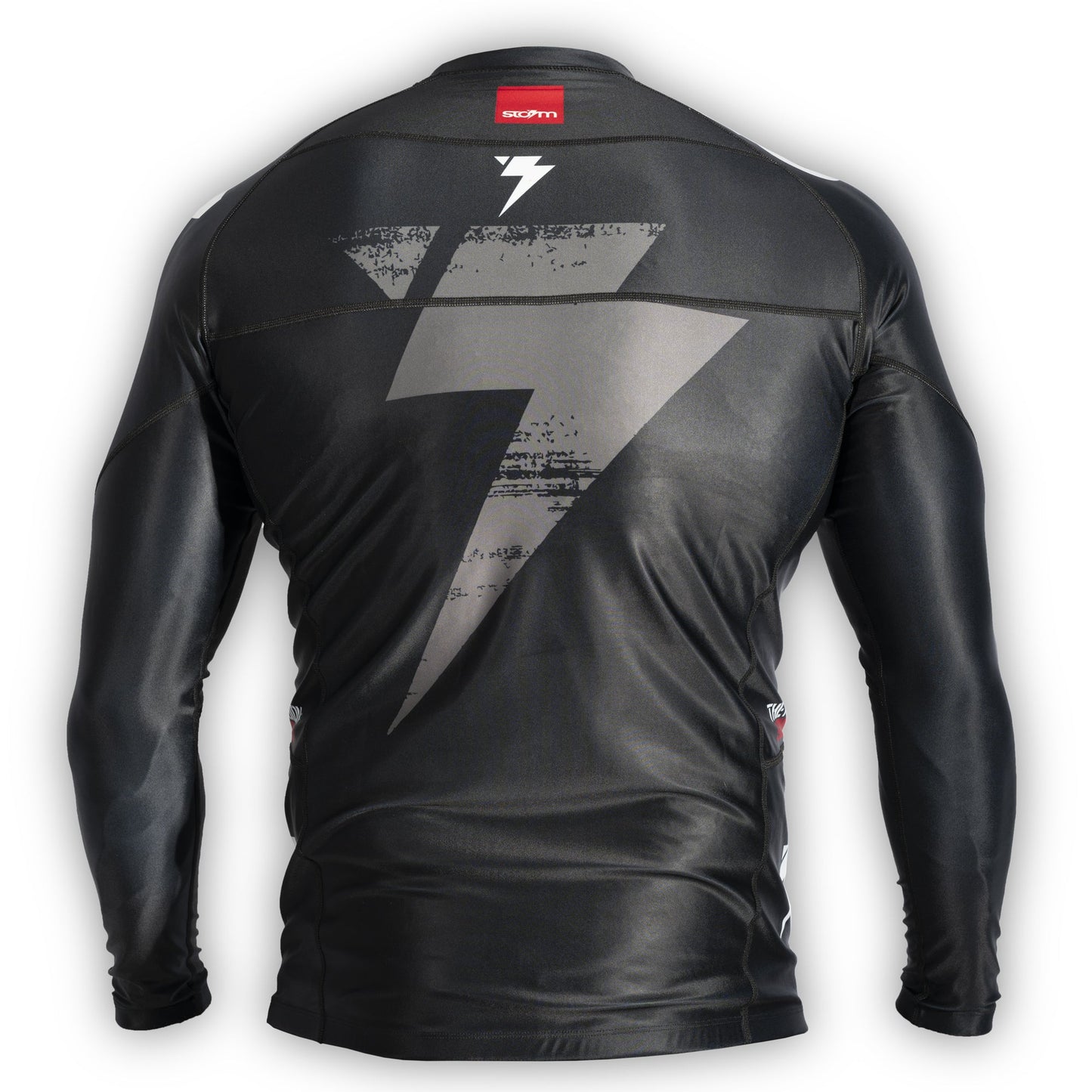 STORM DELTA LONG SLEEVE RASH GUARD - Black/Black