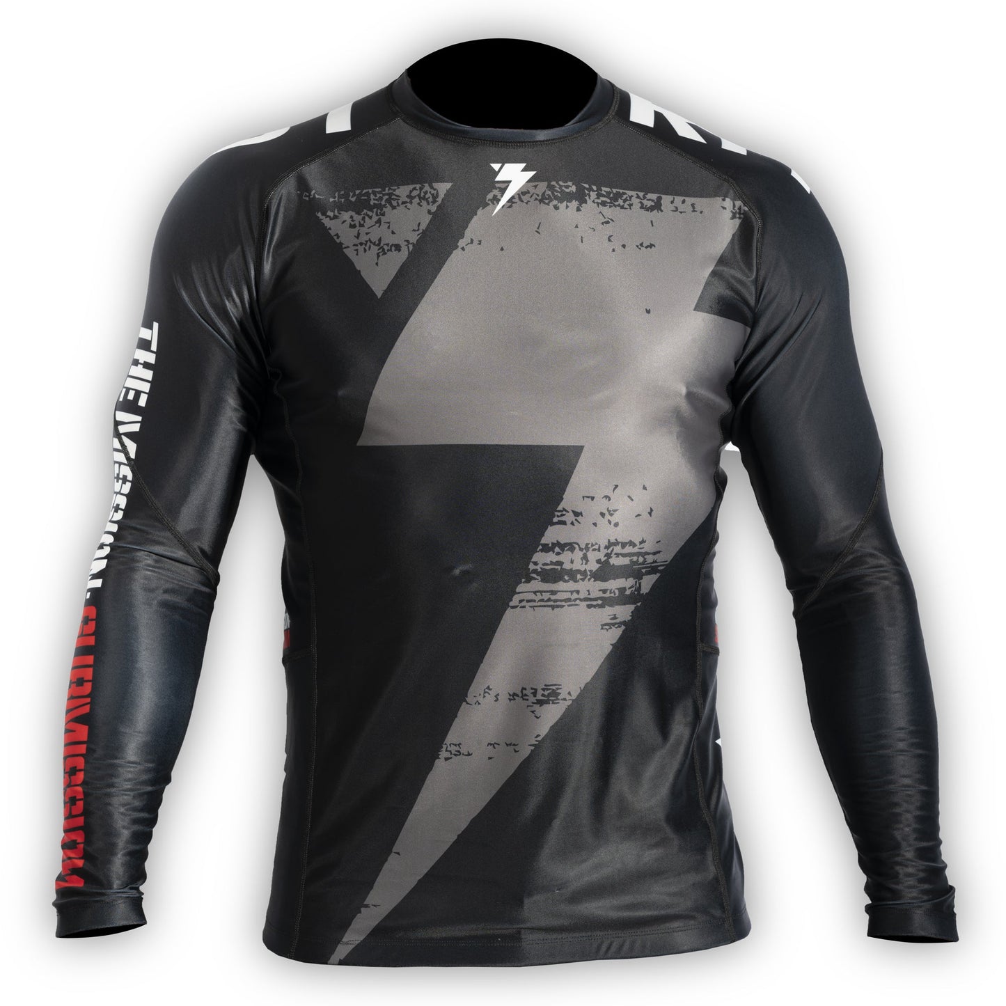 STORM DELTA LONG SLEEVE RASH GUARD - Black/Black